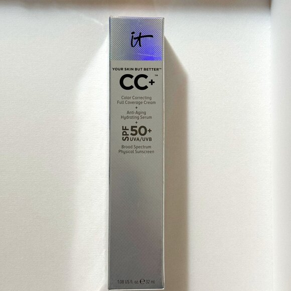 IT COSMETICS Medium CC+ Cream Full Coverage Color Correcting SPF 50 Medium color - Picture 1 of 4